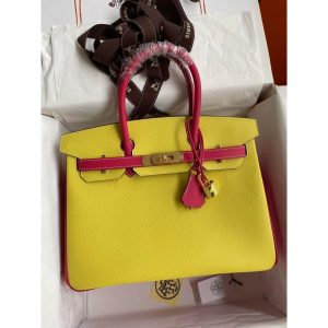 epsom hermes birkin 30 top-handle bag GHW full handmade/boutique inclusion