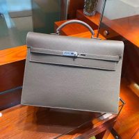 togo hermes kelly depeches 36 briefcase laptop handbag PHW full handmade boutique package