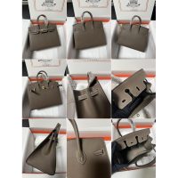 epsom Hermes birkin 25 sellier handbag GHW full handmade/boutique inclusion