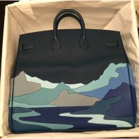 Limited Edition Hermes HAC Birkin 50 weekender Travel tote Bag PHW full handmade boutique package