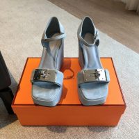 Hermes women's platform wedge sandal with kelly buckle size35-42 boutique iinclusion