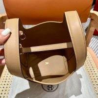 Hermes picotin 18 mini trench canvas bucket tote SHW full handmade