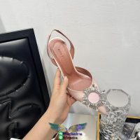 Pre-order amina muanddi women's pointed slingback heel pump slip-on tide wedding party shoes 35-40 - 图片 5
