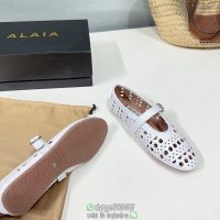 Alaia breathable flat ballet shoes Mary Jane boat slip-on daily walking pump size35-42 - 图片 3