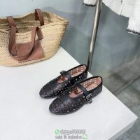 Alaia Mary Jane boat slip-on breathable flat ballet shoes daily walking pump size35-42 - 图片 2
