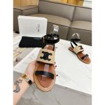 Celine raffia flat summer sandal gradiator combat Roma sandal vintage strapped sandal size35-41