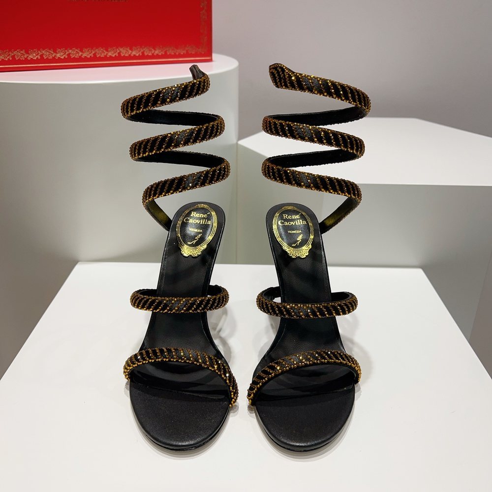 ph-11134201-820l8-mqspioyigpot21.jpg rene caovilla Cleo satin spiral heel sandal pump luxury designer shoes size35-42 9.5cm - 图片 1