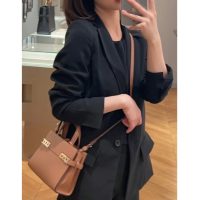 authentic quality Delvaux Tempete Crush tiny shopper handbag crossbody shoulder messenger - 图片 2