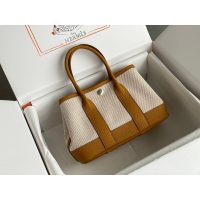 togo hermes neo garden party 23 tote handbag full handmade boutique inclusion