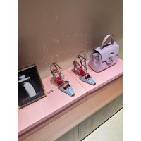 women's Valentino ruckstud Garavani caged heel pump sandal 10cm size35-40 - 图片 8