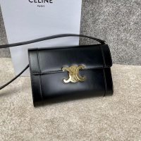 triomphe Celine woc sling crossbody shoulder flap messneger bag full inclusion - 图片 2