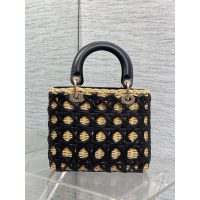 handweaved Dior wicker picnic lunch handbag/basket shopper tote - 图片 6