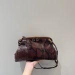 Python miu miu crossbody shoulder bag/cloud-shaped cocktail clutch/cosmetic cellphone holder