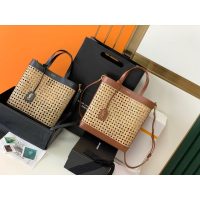 YSL summer resort beach tote crossbody shoulder bucket tote chic designer handbag authentic quality