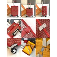 Goyard boarding cabin luggage vintage trolley suitcase wheeled case travel gadget 20 inches - 图片 9