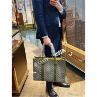 news arrive goyard canvas open shopper handbag holiday travel carryall handbag resort beach tote - 图片 2