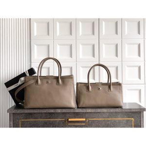 small Chanel Preppy Coco Shopping Tote Bag in caviar calfskin