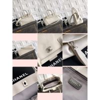 Chanel black Preppy Coco Shopping Tote Bag in caviar calfskin