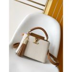 Louis Vuitton LV capucines BB top-handle handbag with tassel charm