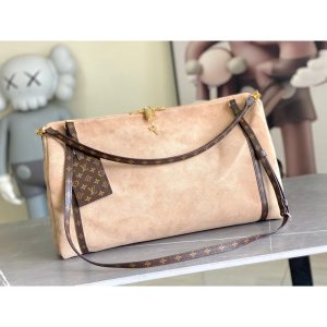Louis Vuitton LV Express MM shoulder Hobo Bag in Suede Calfskin