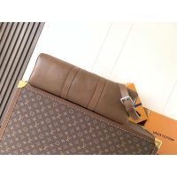 Louis Vuitton LV Needle H39 Brown Duffle Bag Travel in Calfskin Leather
