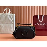 Gucci Small Blondie Burgundy Calfskin Shoulder Bag