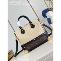 Louis Vuitton Speedy 30 Monogram Canvas Calfskin Handbag