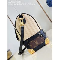 Louis Vuitton Speedy 30 Monogram Canvas Calfskin Handbag