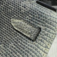lizard Hermes mini kelly I pochette PHW full handmade boutique inclusion