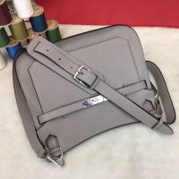 Hermes jypsiere 28 shoulder satchel GHW-vibrant blue togo leather full handmade