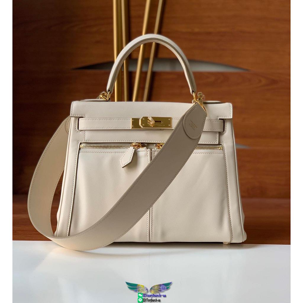 ph-11134201-820l9-mqsod4j8lj4ee4.jpg Swift Herme Kelly Lakis 32 shopper handbag crossbody shopping tote handmade stitch palladium buckle - 图片 1
