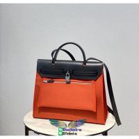 Hermes herbag 31 canvas handbag PHW-full handmade/boutique inclusion