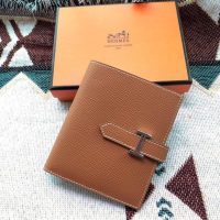 epsom Hermes bearn bifold Wallet/card holder full handmade/boutique inclusion