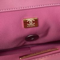 Chanel 19 small shoulder flap bag in quilted lambskin