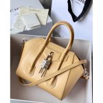 Givenchy Antignoa solid tiny shopper handbag crossbody shopping tote with padlock charm