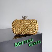 BV upscale cocktail kisslock cosmetic clutch compact cellphone makeup holder case authentic quality - 图片 5