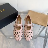 ALAIA eyelet-detailed Mary Jane flat ballet shoes casual slip-on pump size35-40 - 图片 7