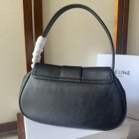 Celine polly medium underarm baguette messenger flap elegant elbow saddle bag - 图片 7