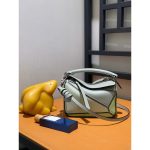 Loewe bicolor mini puzzle tote tiny shopper travel handbag full inclusion