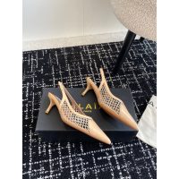 Alaia kitten heel slingback sandal pointed mesh pump slipon influencer nightclub heel size35-41 - 图片 7