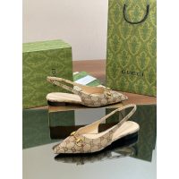 Gucci horsebit flat slingback sandal casual ballerine pump daily walking shoes size35-40 - 图片 3