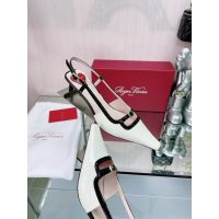 Roger RV kitten heel slingback pump banquet party shoes summer dress shoes size35-40 - 图片 8