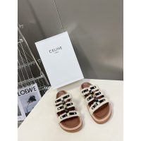 Celine women's flat slide sandal indoor outdoor slipper half drag shoes size35-40 - 图片 3