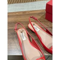 Valentino kitten heel slingback pump summer heel sandal bride wedding party shoes size35-40 - 图片 6
