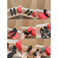 Ferragamo women's strapped wedge sandal pointed wedge pump slipon size35-40 7cm - 图片 8