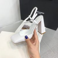 Amina muaddi strapped chunky heel pump slipon summer heel sandal dinner party shoes size35-42 9.5cm - 图片 6