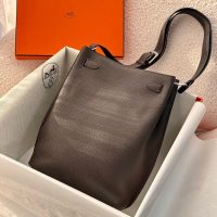 Hermes so kelly 22 shoulder hobo bag SHW -gold brown calfskin full handmade boutique inclusion