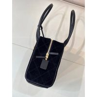 Chanel Small Bowling tote Bag in suede calfskin