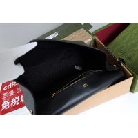 Gucci Paparazzo top-handle handbag shoulder crossbody flap messenger bag with horsebit decoration - 图片 5