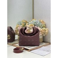 calfskin quilted Dior shoulder hobo tote - 图片 6